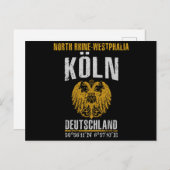 Köln Postkarte (Vorne/Hinten)