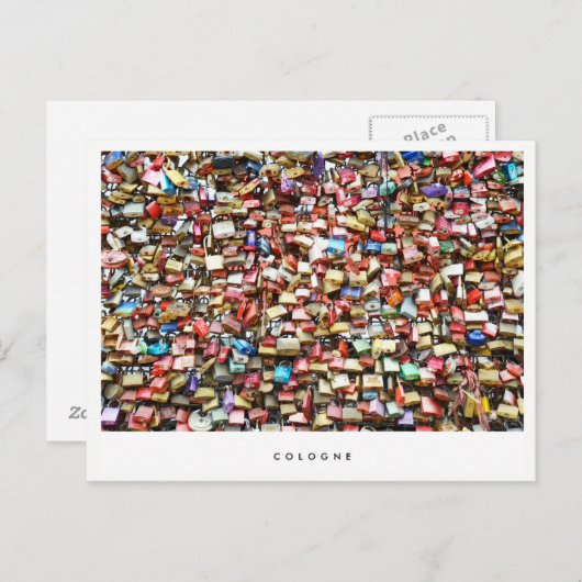 Köln Postkarte (Vorne/Hinten)