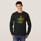 Köln Pride Skyline Pride Parade T-Shirt (Vorne ganz)