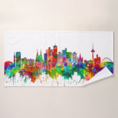Köln Skyline Badehandtuch (Badehandtuch)