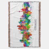 Köln Skyline Decke (Vorderseite Vertikal)