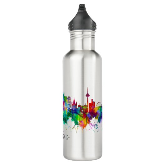 Köln Skyline Edelstahlflasche (Rechts)