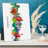 Köln Skyline Fotoplatte (Seite)