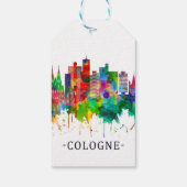 Köln Skyline Geschenkanhänger (Rückseite)
