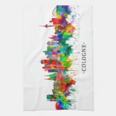 Köln Skyline Geschirrtuch (Vertikal)