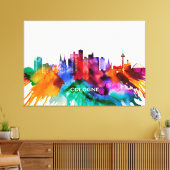 Köln Skyline Leinwanddruck (Insitu (Wohnzimmer))