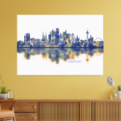 Köln Skyline Leinwanddruck (Insitu (Wohnzimmer))
