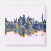 Köln Skyline Magnet (Vorne)
