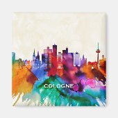 Köln Skyline Magnet (Vorne)
