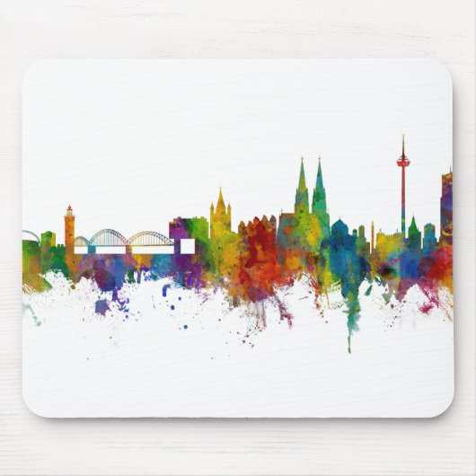 Köln Skyline Mousepad (Vorne)