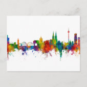 Köln Skyline Postkarte (Vorderseite)