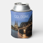 Köln Stadtbild Deutschland Dom Night Souvenir Dosenkühler (Kanne Rückseite)