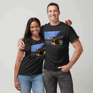 Köln Stadtbild Deutschland Dom Night Souvenir T-Shirt