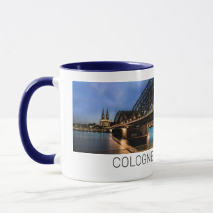 Köln Stadtbild Deutschland Dom Night Souvenir Tasse