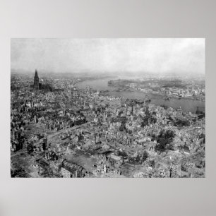 Köln verwüstet - Folge Köln WW2 1945 Poster