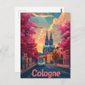 Köln Vintag Postkarte (Vorne/Hinten)