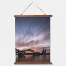 Köln Wandteppich Mit Holzrahmen