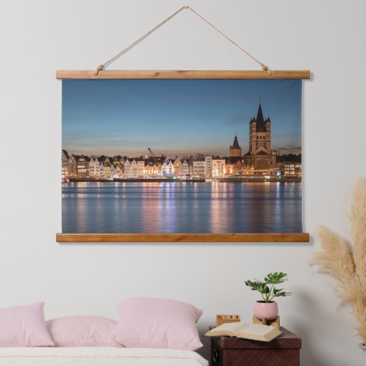 Köln Wandteppich Mit Holzrahmen (Schlafzimmer)
