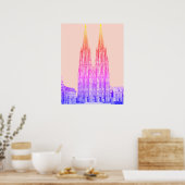 Kölner Dom 1911 - Kölner Dom pastel Poster (Küche)