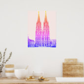 Kölner Dom 1911 - Kölner Dom pastel Poster (Küche)