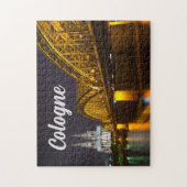 Kölner Dom am Abend, Deutschland Jigsaw Puzzle (Vertikal)