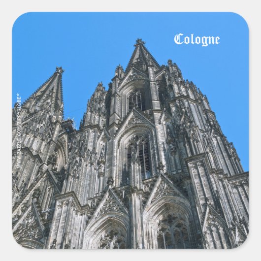 Kölner Dom Aufkleber (Vorderseite)