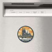 Kölner Dom Deutschland Magnet (In Situ (Geschirrspüler))