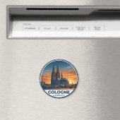 Kölner Dom Deutschland Magnet (In Situ (Geschirrspüler))