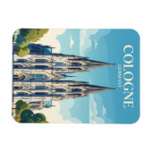 Kölner Dom Deutschland Magnet (Horizontal)