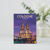 Kölner Dom Deutschland Postkarte (Stehend Vorderseite)