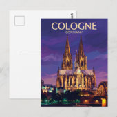 Kölner Dom Deutschland Postkarte (Vorne/Hinten)