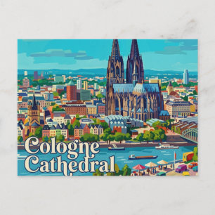 Kölner Dom Deutschland Postkarte