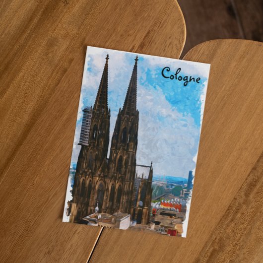 Kölner Dom Deutschland - Reise Postkarte