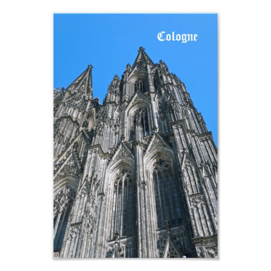 Kölner Dom Fotodruck (Vorne)