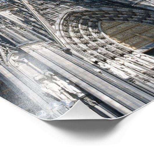 Kölner Dom Fotodruck (Ecke)
