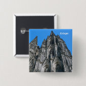 Kölner Dom Knopf Button (Vorne & Hinten)