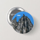Kölner Dom-Knopf Button (Vorne & Hinten)