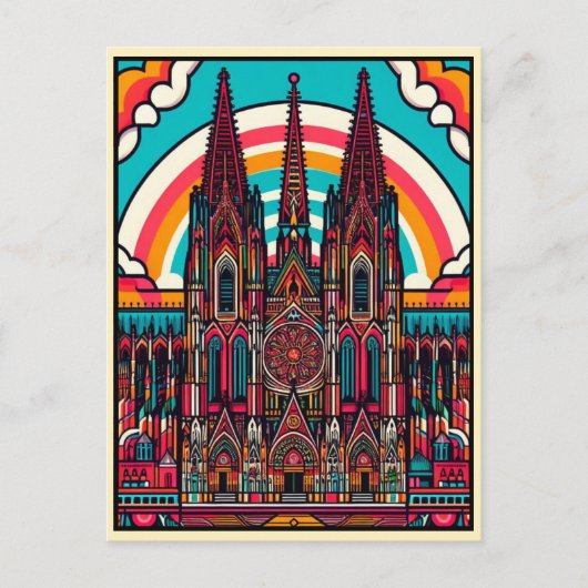 Kölner Dom, Köln Deutschland Urlaub Postkarte (Vorderseite)