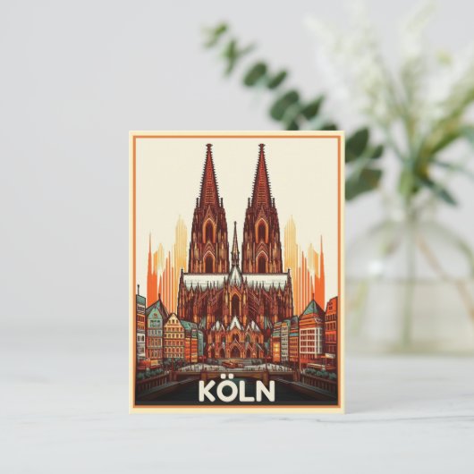 Kölner Dom, Köln - Urlaub Postkarte (Stehend Vorderseite)