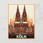 Kölner Dom, Köln - Urlaub Postkarte (Vorderseite)