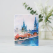 Kölner Dom Kölner Dom-Skizze Postkarte (Stehend Vorderseite)