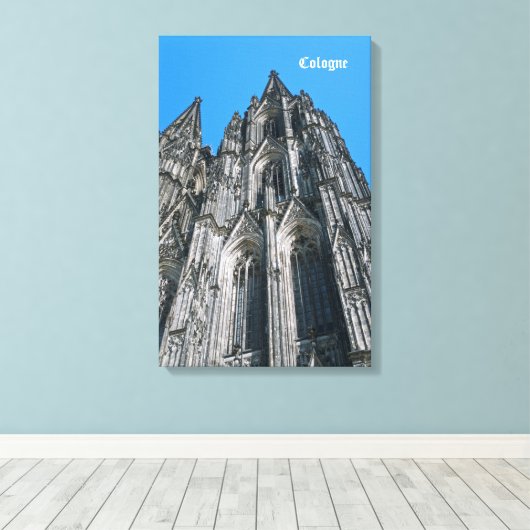Kölner Dom Leinwanddruck (Insitu (Holzboden))