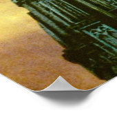 Kölner Dom mit Sonne Poster (Ecke)