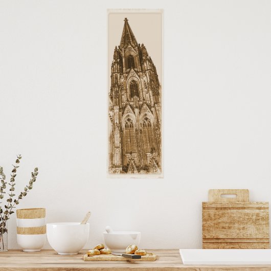 Kölner Dom Poster (Küche)