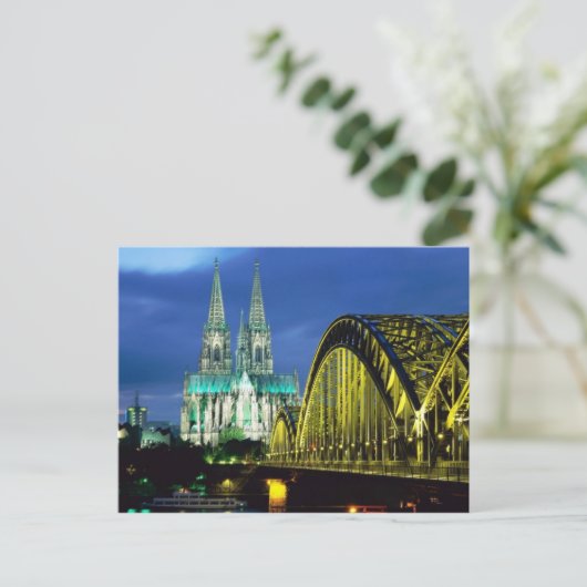 Kölner Dom Postkarte (Stehend Vorderseite)