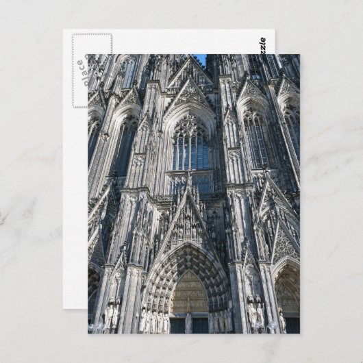 Kölner Dom Postkarte (Vorne/Hinten)
