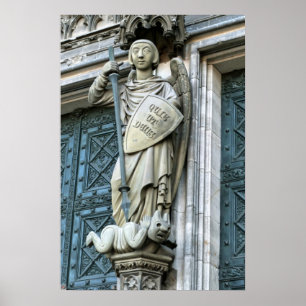 Kölner Dom Statue Poster