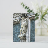 Kölner Dom Statue Postkarte (Stehend Vorderseite)