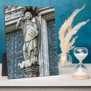 Kölner Domstatue Fotoplatte