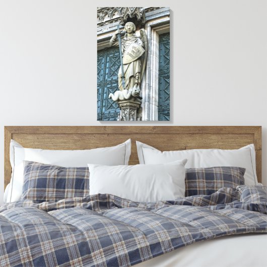 Kölner Domstatue Leinwanddruck (Insitu (Schlafzimmer))